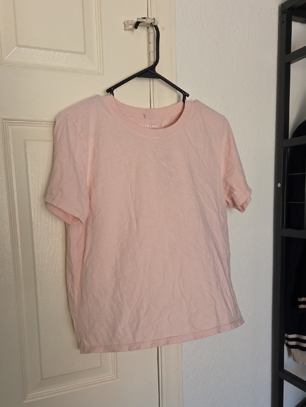 Everlane Cotton Light Pink Crewneck Tee Medium